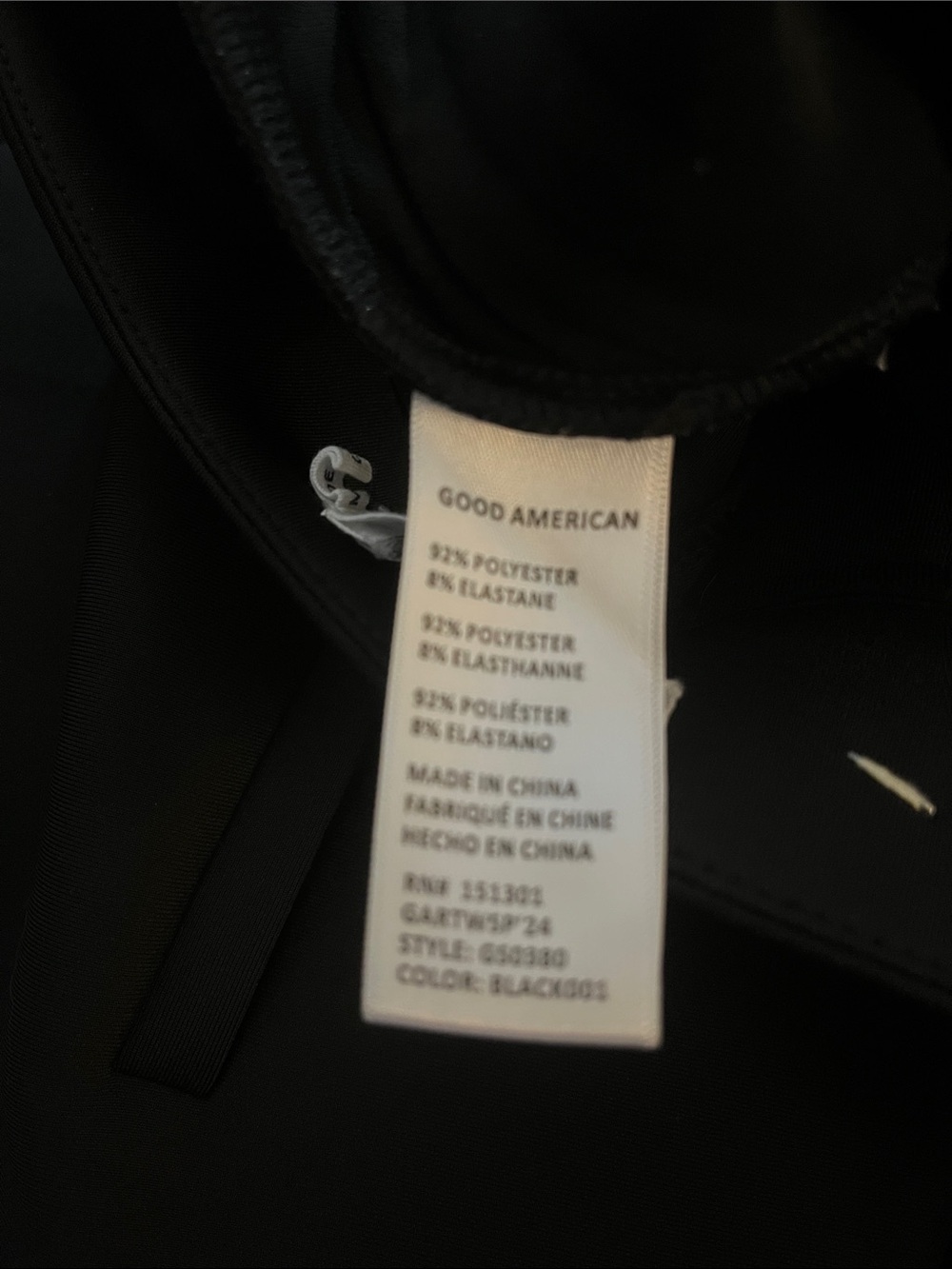 Good American Black Tailored Dress Pants - Picture 3 of 5